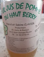 Pur jus de pomme de haut berry