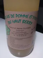 PUR JUS DE POMME ET POIRE DU HAUT BERRY