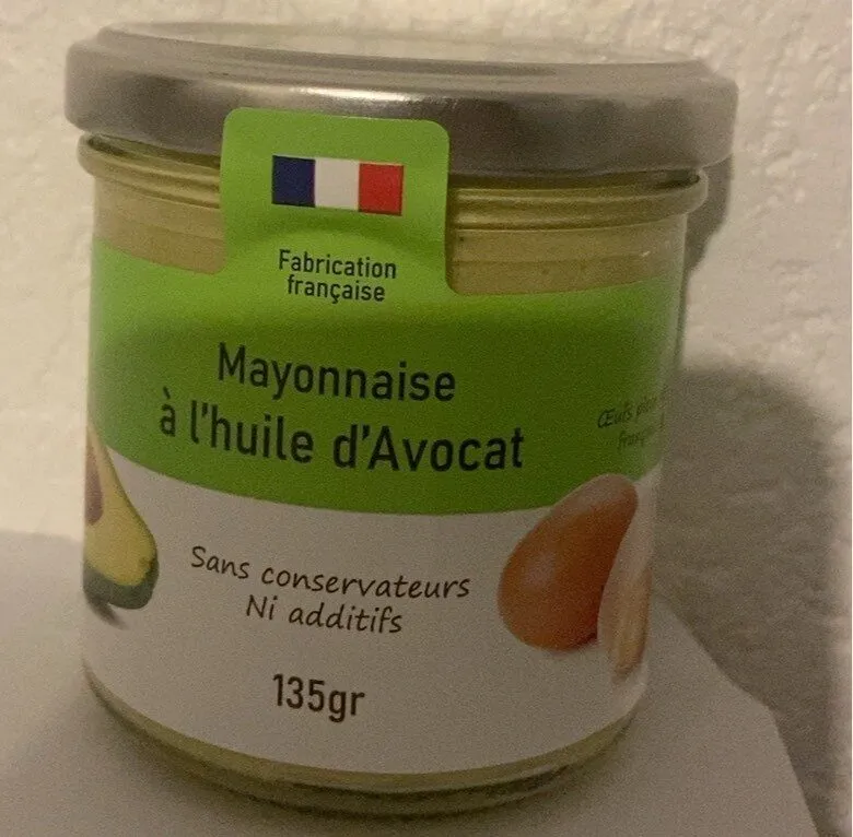 Mayonnaise à l'huile d'avocat