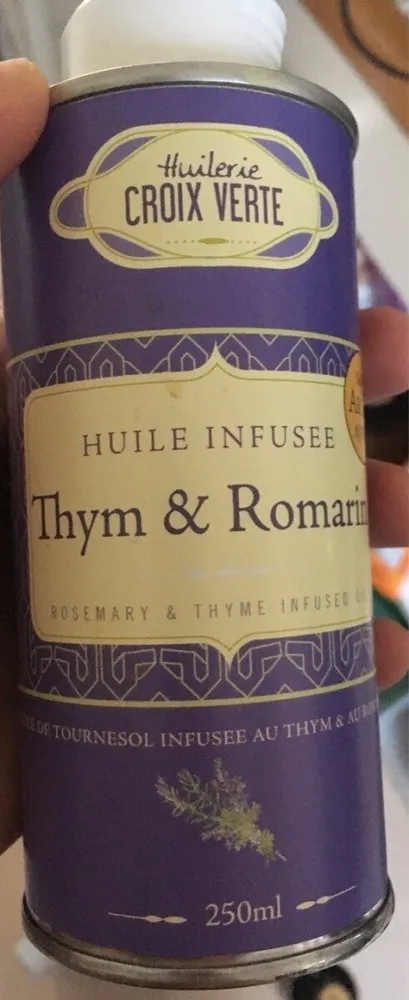 Huile infusée thym & romarin