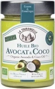 Huile bio avocat et coco