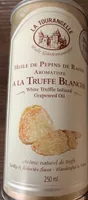 Huile de pepins de raisin aromatisée a la truffe blanche