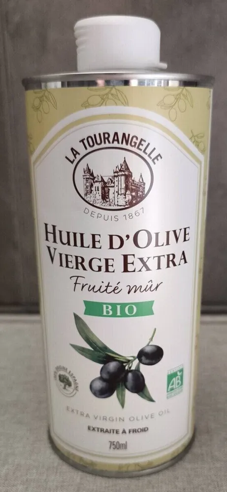Huile d'olive vierge extra fruité mûr bio