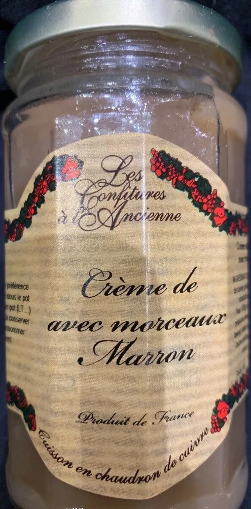 Creme De Marron Chestnut Jam With Pieces