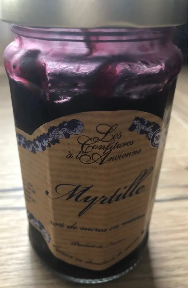 Confiture Myrtille allégée