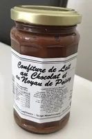 Confiture de lait au chocolat et au Noyau de Poissy