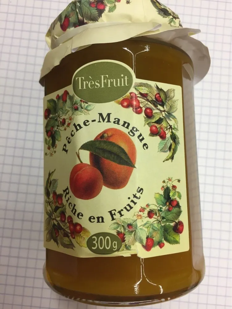 Tres fruit peche mangue
