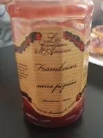 Confiture framboises sans pépins