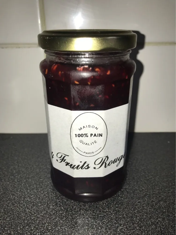 Confiture 4 fruits rouges