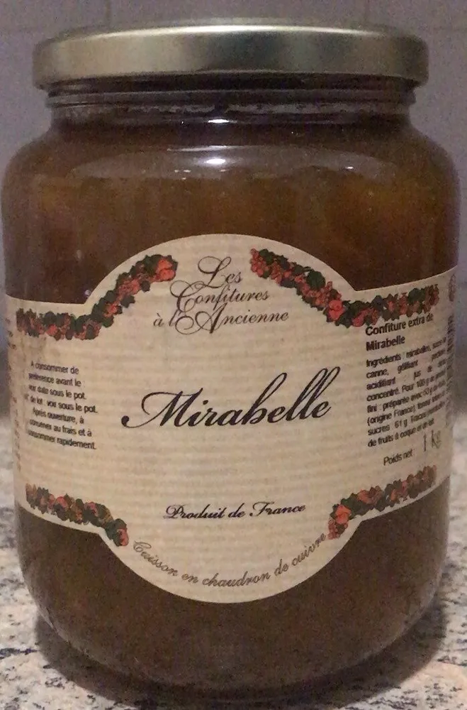 Confiture mirabelle