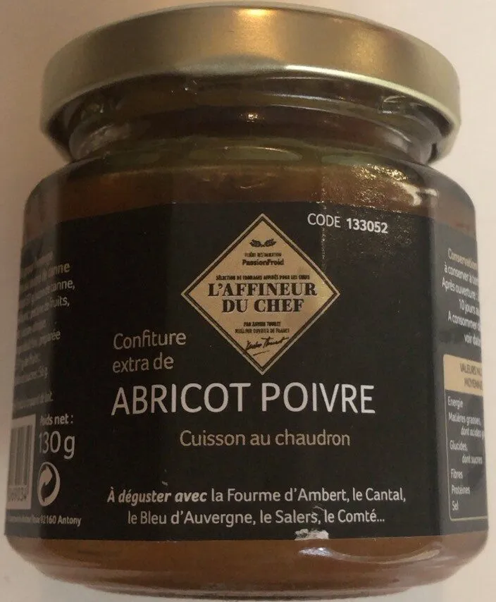 Confiture extra de Abricot Poivre