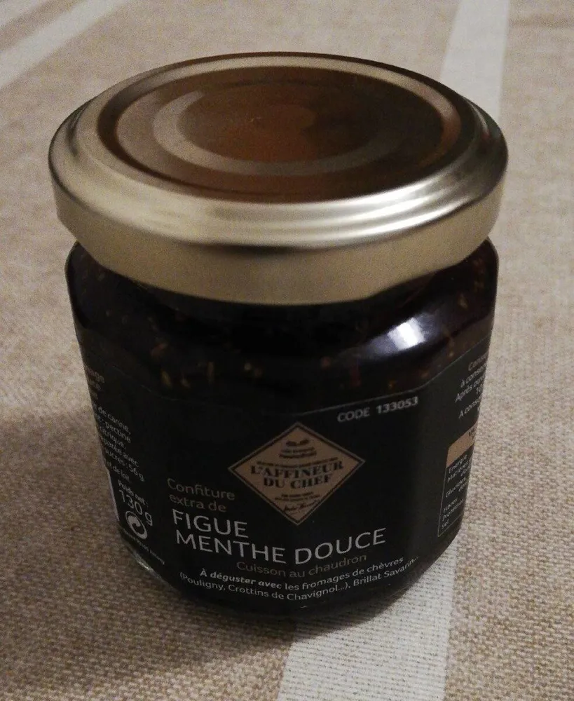 Confiture extra de figue menthe douce