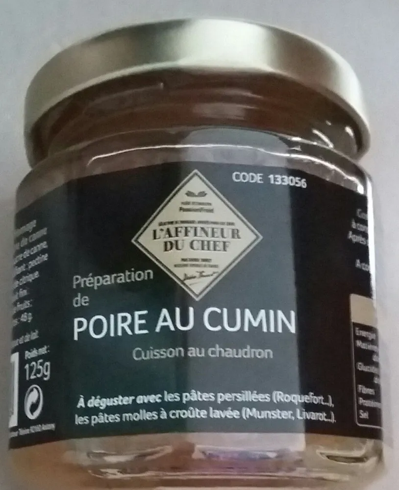 Poire au cumin