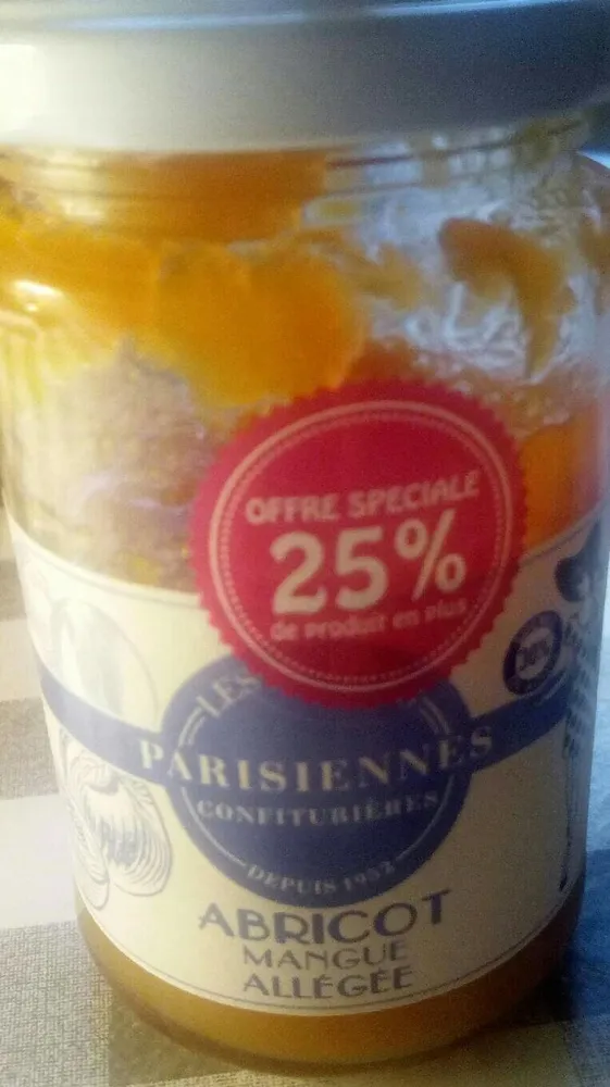 Confiture abricot mangue Allégée