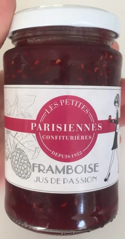 Confiture framboise jus de passion