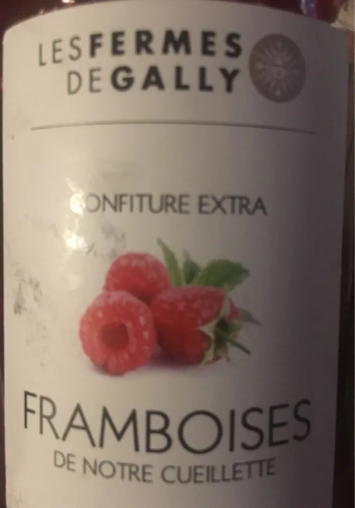 Confiture extra de framboises