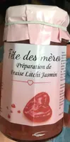 Preparation de fraise litchi jasmin