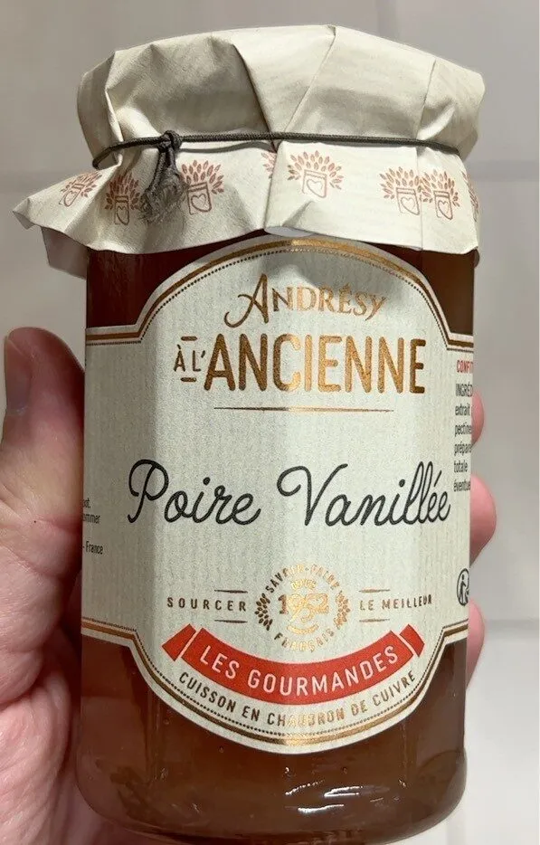 Confiture poire vanille