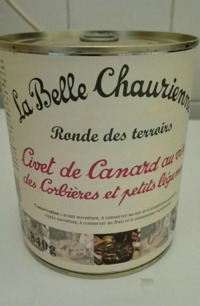 Civet de canard au vin des Corbières et petits légumes