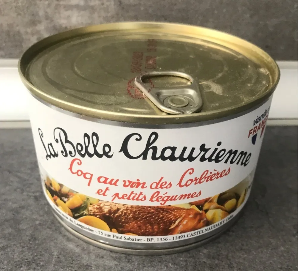 Coq au vin des Corbières et petits légumes