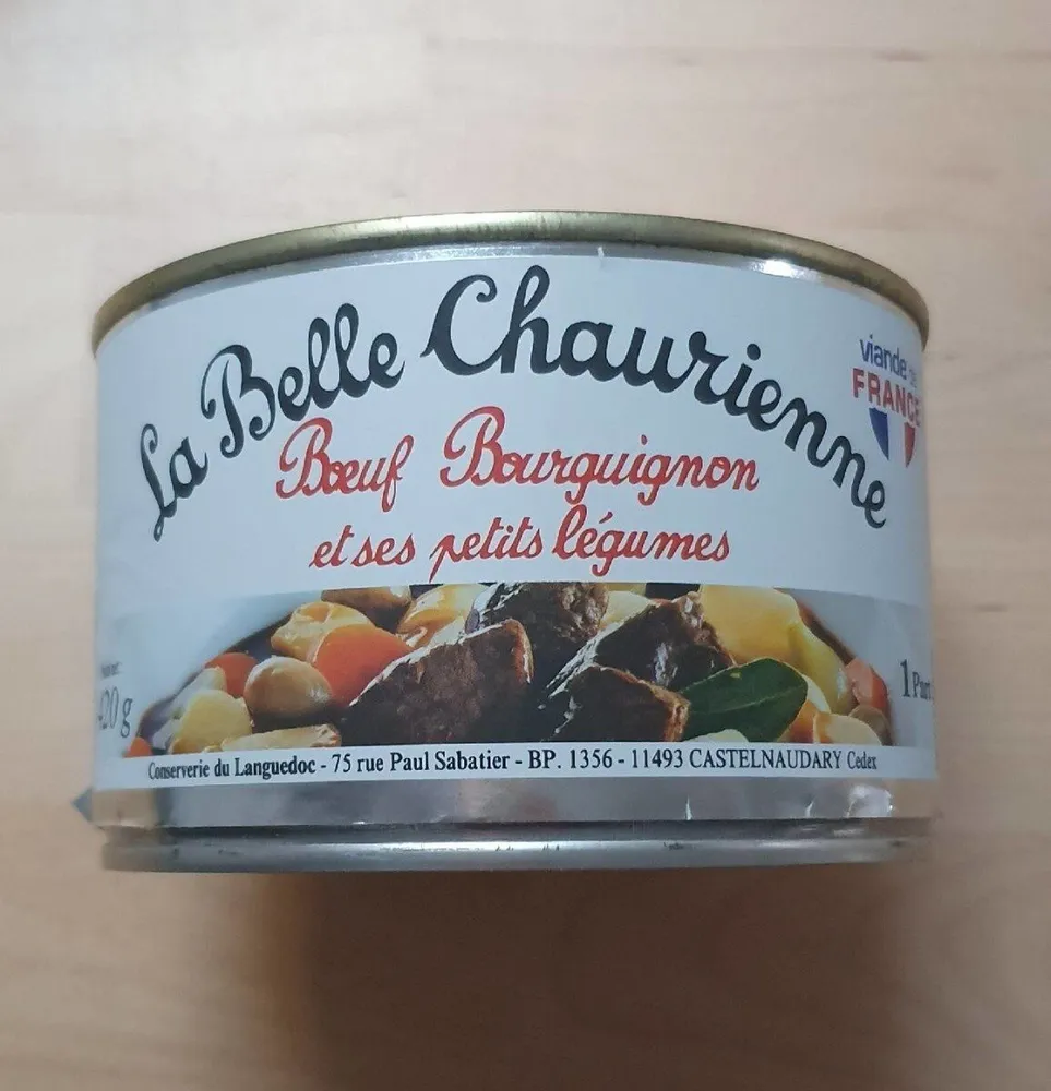 Bœuf bourguignon et ses petits légumes
