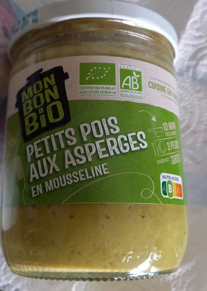 Petits pois aux asperges