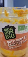 Butternut et carottes à la coriandre en mousseline