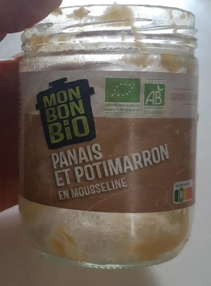Panais et potimarron en mousseline