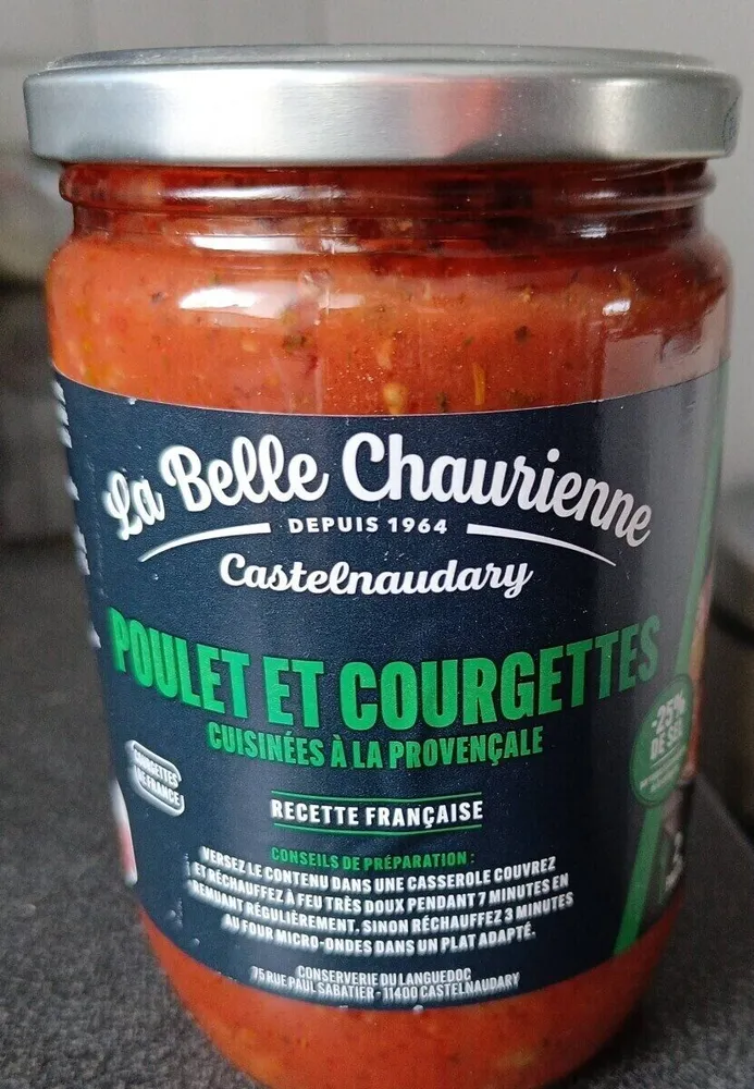 Poulet et courgettes