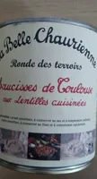 Saucisse de Toulouse aux lentilles cuisinées
