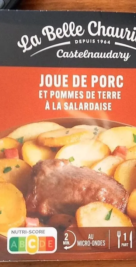 Joue de porc et pommes de terre
