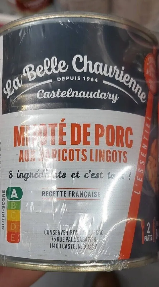 Mijoter de porc aux haricots lingots