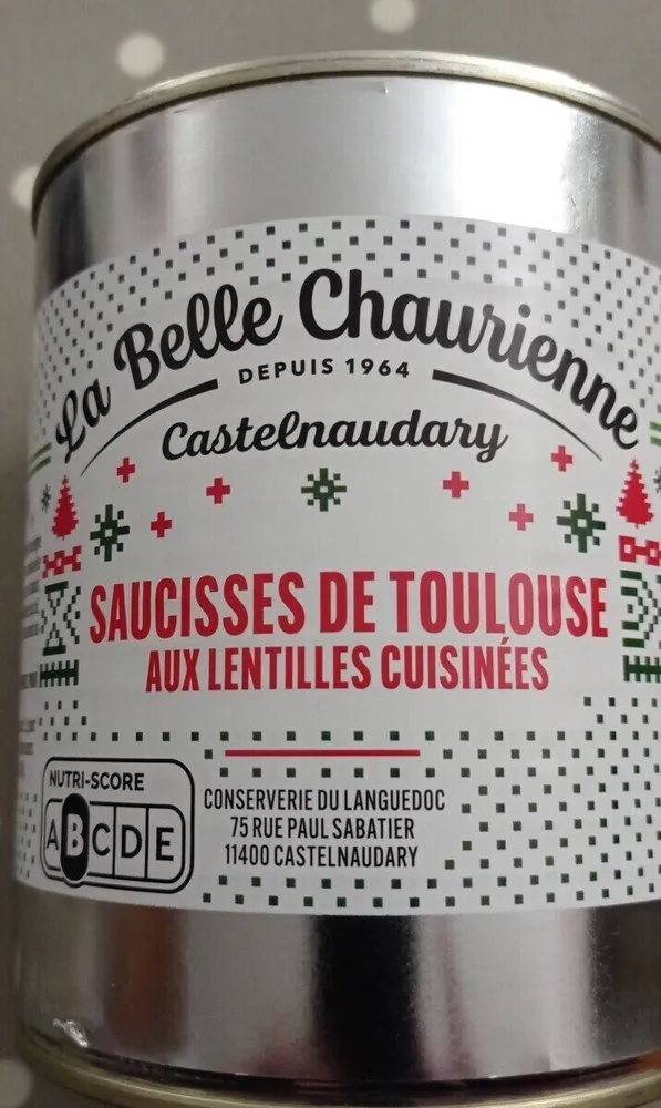 Saucisses de toulouse aux lentilles cuisinees