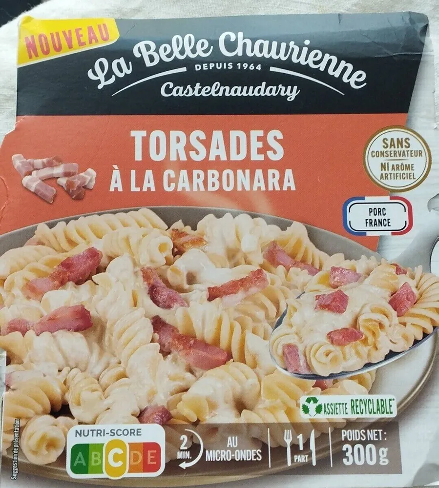 Torsades à la carbonara