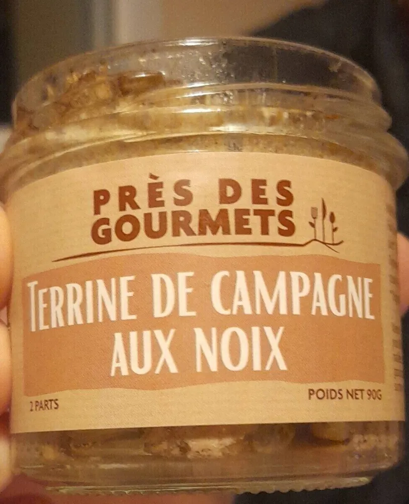 Terrine de campagne aux noix