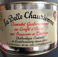 Plat cuisiné Cassoulet gastonomique au confit d’oie et aux saucisses de Toulouse