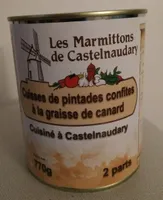 Cuisses de pintades confites à la graisse de canard