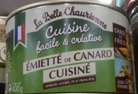 Émietté de canard cuisiné