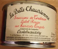 Saucisses de Toulouse label rouge aux haricots lingot