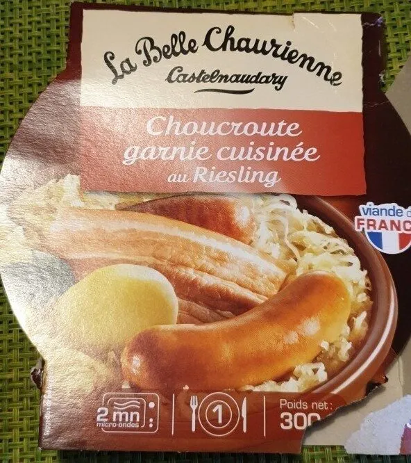 Choucroute garnie cuisinée au Riesling