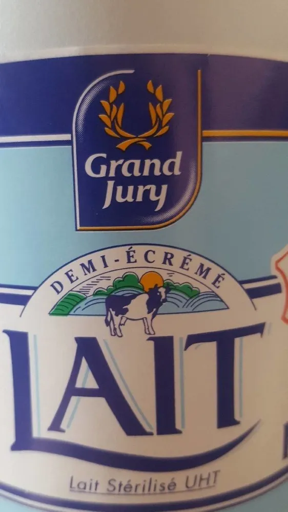 Lait demi ecrémé