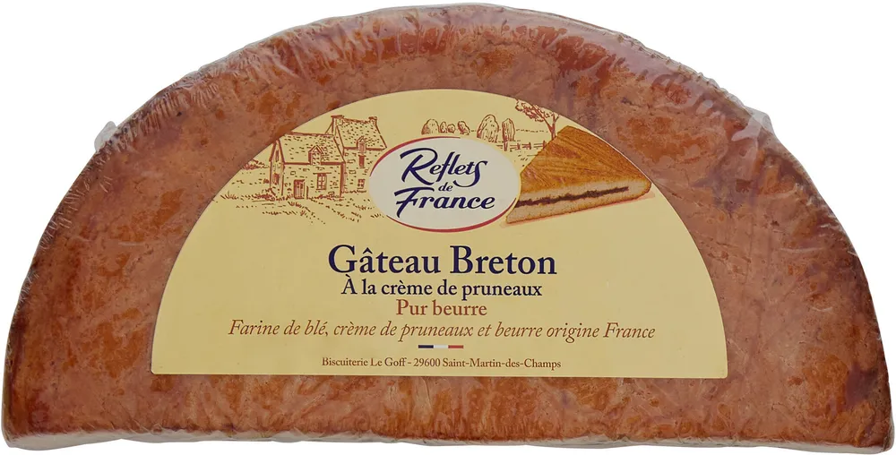 Gâteau Breton fourré à la Crème de Pruneaux