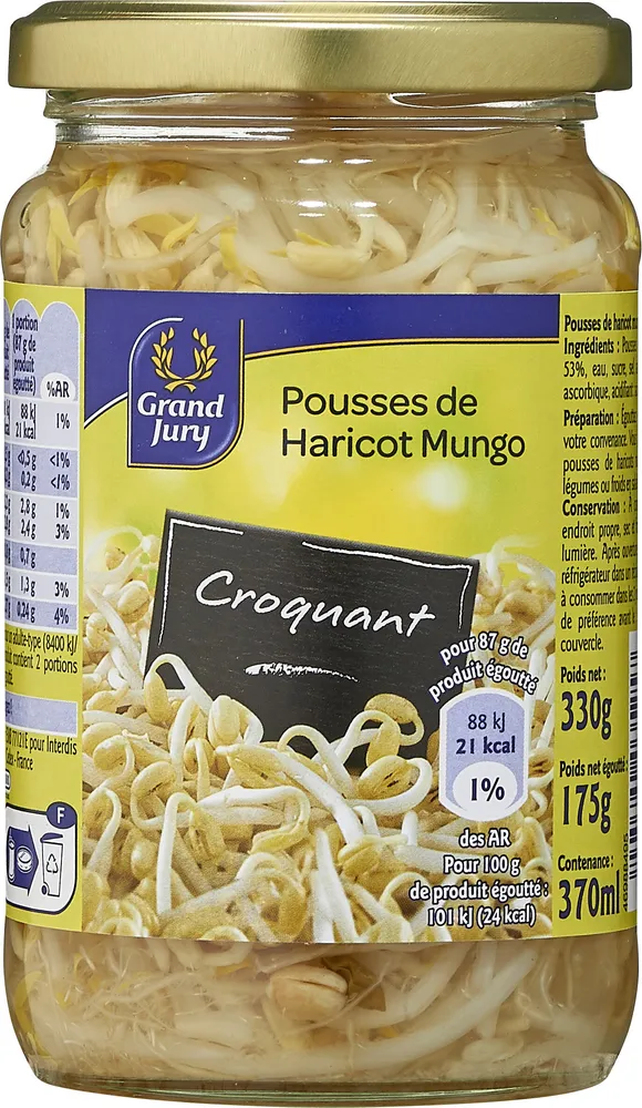 Pousses de Haricot mungo