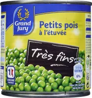 Petits pois à l'étuvée Très fins