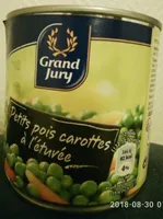 Petits pois carottes à l'étuvée