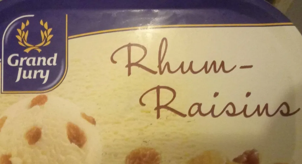 1L Creme Glacee Rhum / Raisins Grand Jury