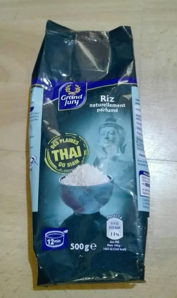 Riz naturellement parfumé Thai des plains du Siam