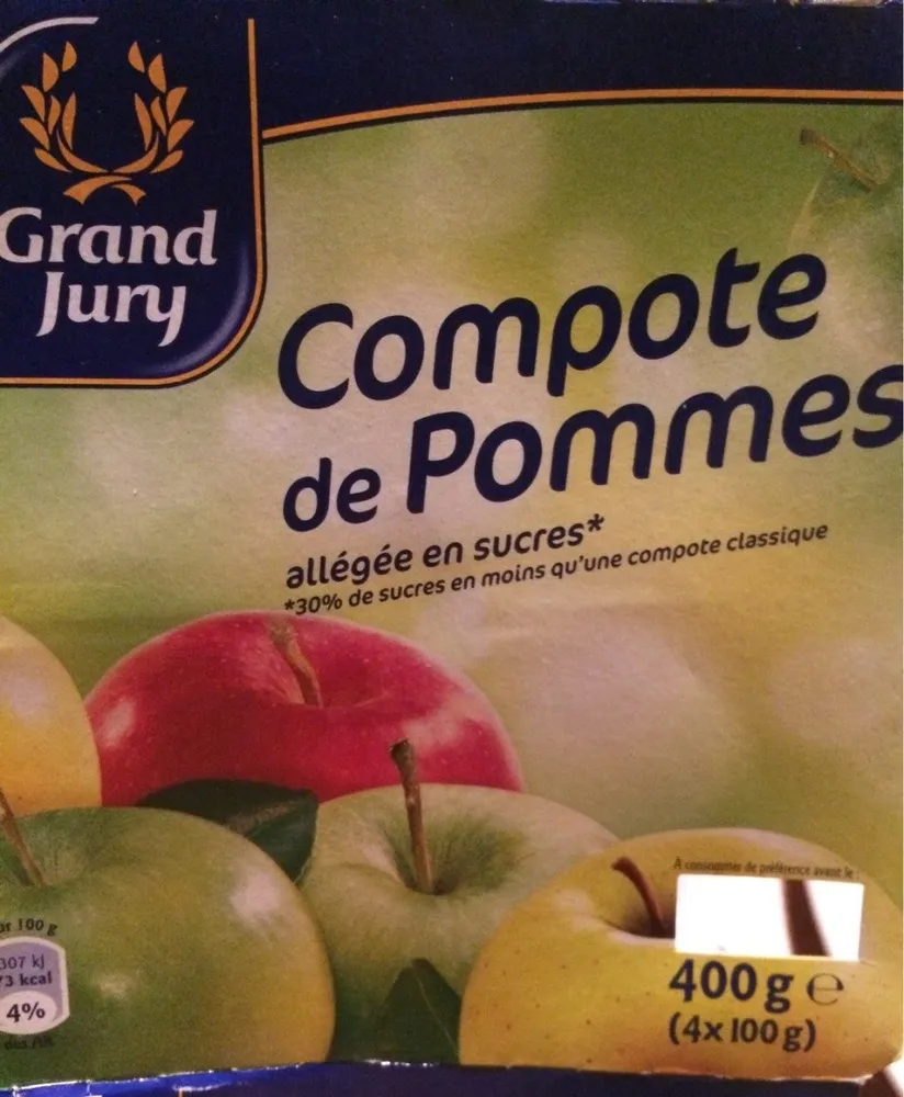 Compote de Pommes allégée en sucres