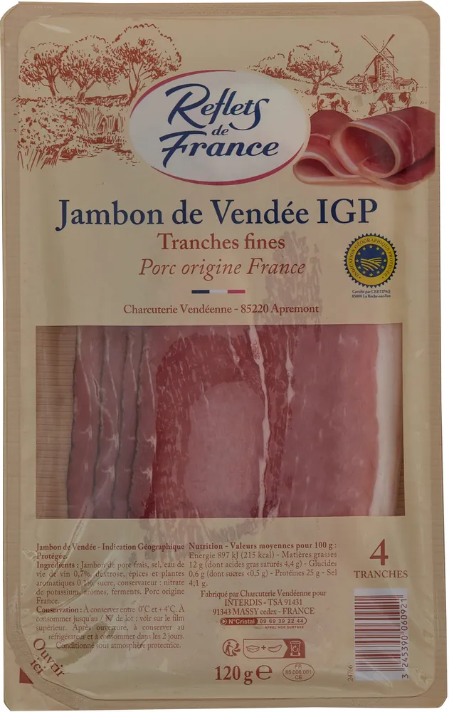 Jambon de Vendée IGP