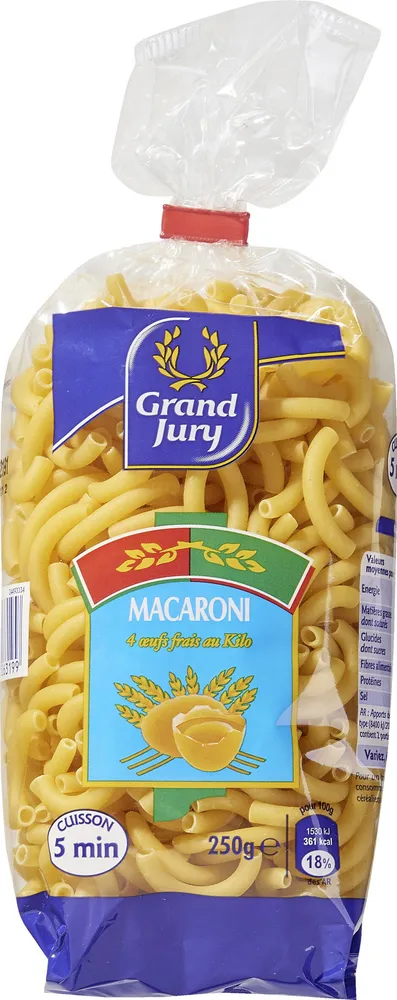 250G Macaroni Oeufs Grand Jury